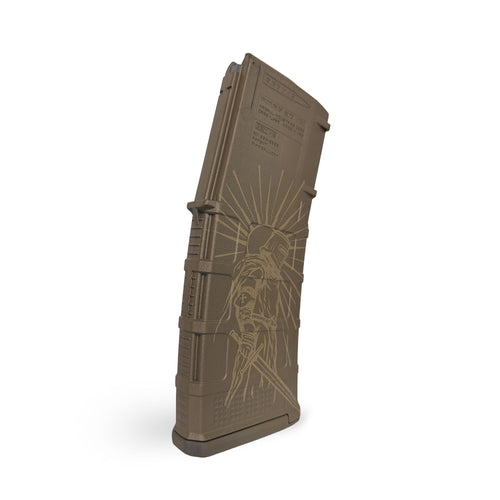 Armor of God Engraved AR Magazine — FDE