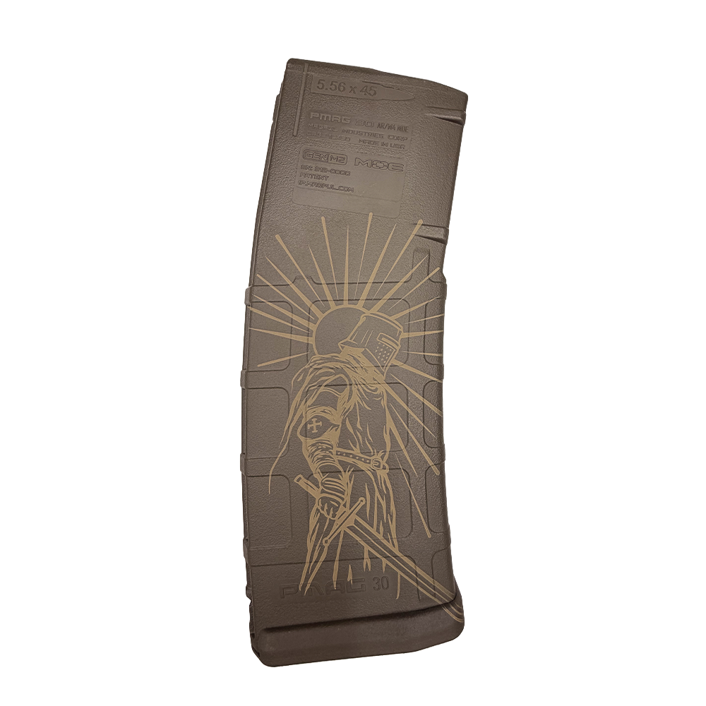 Armor of God Engraved AR Magazine — OD
